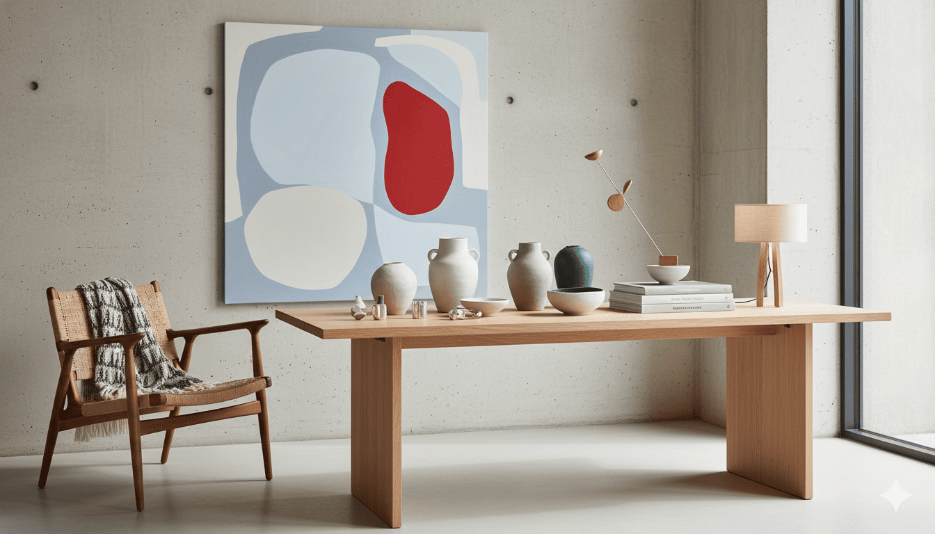 Dansk kunst og design inspiration med moderne æstetik